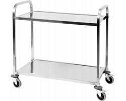 Yato Serveerwagen 2-laags RVS - Catering & Horeca