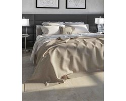 Yellow Bedsprei Raphael - 180x260 cm - Taupe