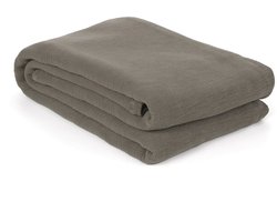 Yellow ICA Plaid - 100% Katoen - 140x200 cm - Taupe
