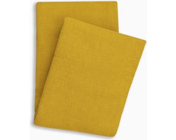 Yellow ICA Plaid - 100% Katoen - 140x200 - Goud