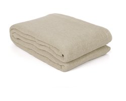 Yellow ICA Plaid - 75% Katoen 25% Linnen - 140x200 cm - Natural