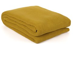 Yellow ICA Sprei - 100% Katoen - 270x260 cm - Goud