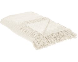 YERBENT - Bedsprei - Gebroken wit - 220 x 240 cm - Katoen