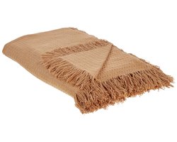 YERBENT - Bedsprei - Goudbruin - 200 x 220 cm - Katoen