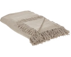 YERBENT - Bedsprei - Taupe - 150 x 200 cm - Katoen