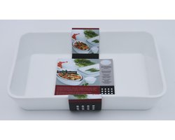 YILTEX – Ovenschaal – Ovenschotel - Rechthoekig – Porselein – Wit – 29x20cm