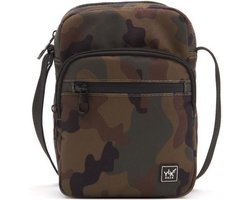 YLX Adonis Crossbody. Leger print. Recycled Rpet materiaal. Eco-friendly