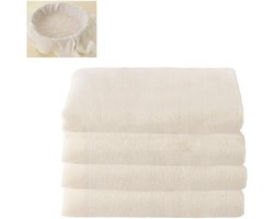 Ynkkvre -Katoenen Zeefdoek 50x50 cm – Duurzaam, Fijnmazig en Multifunctioneel voor Keuken en Voedselbereiding