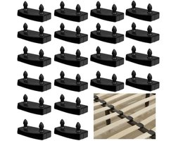 Ynkkvre - Lattenbodemhouder - 20 stuks lattenbodem steunen - Kunststof lattenbodem doppen - Vervangingsonderdelen voor bed - 55 mm
