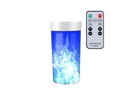 Ynkkvre - LED lamp - Vuurvlam Lamp - Kaarsen - LED Flame - Fakkel Lamp - Kaars Effect - Led Vlam Lamp - met Afstandsbediening - Bewegende Vlam - Dimbaar - Timer Functie - met Vlameffect - voor Thuis /Feest /Festival /Kerstmis /Kerstmis /Halloween