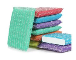 Ynkkvre-Schuursponsjes Keuken – Niet Krassend & Geurvrij – Duurzame Schuim Spons voor Afwas, Pannen & Badkamer – 20 Stuks