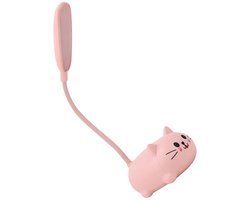 Ynkkvre - Tafellamp - LED Bureaulamp - Student Bureaulamp - Bedlampje - Kat Design - USB Oplaadbaar - 360° Flexibel - Zachte Verlichting