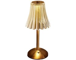 Ynkkvre -Tafellamp Oplaadbaar - Draadloze Dimbare LED-Tafellamp | 3 Lichtkleuren | Oplaadbaar & Draagbaar | Dimbaar | Voor Woonkamer & Slaapkamer