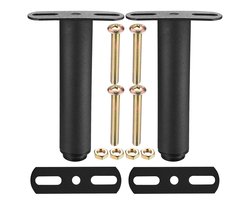 Ynkkvre - Verstelbare Bedpoten 18-33 cm – Uittrekbare Meubelpoten – Tafelpoot – T-vormige Metalen Meubelsteunen – Lattenbodem Steunpoot – Verstelbare Poten voor Meubels, Bank, Bed, Kast