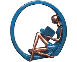 Yoga Meisje Beeldje Decoratie - Stijlvolle Vrouwen Sculptuur voor Bureau en Woondecoratie