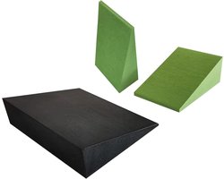 Yoga Wig - Schuine Plank - Spier Rekken - Duurzame EVA Schuim - 9 x 6 x 3 cm
