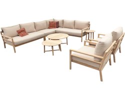 Yoi - Mare loungeset xl teak/multi natural