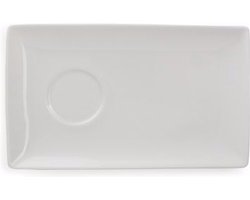 Yong Schotel 20x12cm voor kopje 17cl wit Squito (Set van 6)