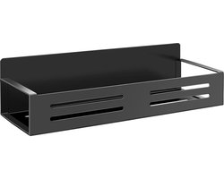 YONO Magnetisch Keukenrek Hangend - Kruidenrek Ophangbaar - Organizer Keuken Rek - 30cm - Zwart