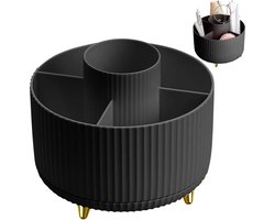 YONO Make Up Organizer - 360º Draaibaar M - Skincare Organizer - Parfum Houder - Zwart