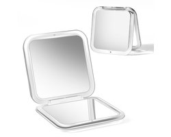 YONO Make Up Spiegel Inklapbaar - 1x en 30x Vergroting - Mini Vergrootspiegel - Handspiegel - Reis Formaat