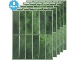 YONO Plaktegels - Zelfklevende Tegels Keuken en Badkamer - Waterdicht en Hittebestendig - Tegelstickers - 29x22,9 cm - 5 Stuks