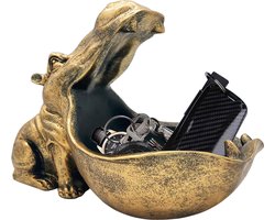 YONO Sleutelbakje - Sieraden Bakje - Sleutelschaal - Beeldjes Decoratie - Hippo XL
