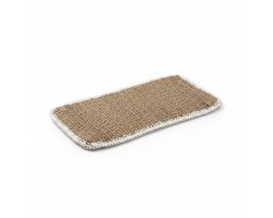 Youna Label - Deurmat Binnen - Jute - Naturel met Witte Rand - 50x100 cm
