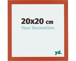 Your Decoration - Fotolijst 20x20 cm - MDF - Oranje - Mura