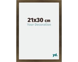 Your Decoration - Fotolijst 21x30 cm - MDF - Brons Decor - Mura
