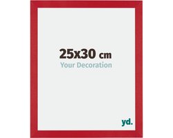 Your Decoration - Fotolijst 25x30 cm - MDF - Rood - Mura