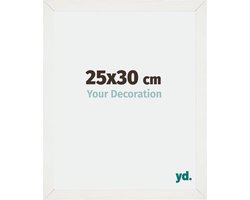 Your Decoration - Fotolijst 25x30 cm - MDF - Wit Geveegd - Mura