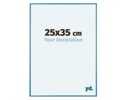 Your Decoration - Fotolijst 25x35 cm - Aluminium - Staal Blauw - Kent