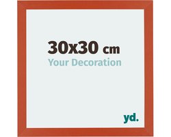 Your Decoration - Fotolijst 30x30 cm - MDF - Oranje - Mura