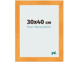 Your Decoration - Fotolijst 30x40 cm - MDF - Oranje - Pisa