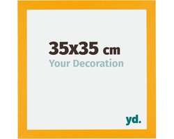 Your Decoration - Fotolijst 35x35 cm - MDF - Geel - Mura