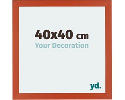 Your Decoration - Fotolijst 40x40 cm - MDF - Oranje - Mura