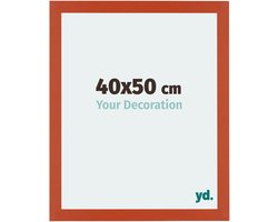 Your Decoration - Fotolijst 40x50 cm - MDF - Oranje - Mura