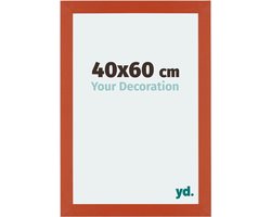 Your Decoration - Fotolijst 40x60 cm - MDF - Oranje - Mura