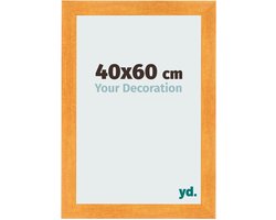 Your Decoration - Fotolijst 40x60 cm - MDF - Oranje - Pisa