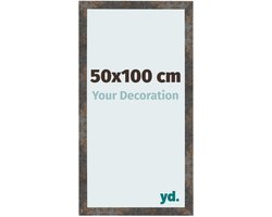 Your Decoration - Fotolijst 50x100 cm - MDF - Geoxideerd Metaal - Bologna