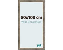 Your Decoration - Fotolijst 50x100 cm - MDF - Metaal Vintage - Bologna