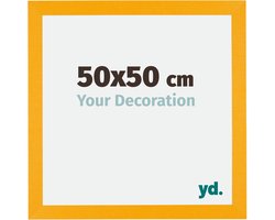 Your Decoration - Fotolijst 50x50 cm - MDF - Geel - Mura