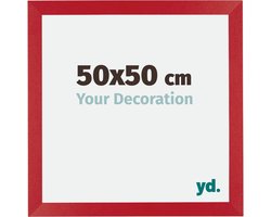 Your Decoration - Fotolijst 50x50 cm - MDF - Rood - Mura