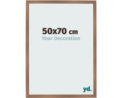 Your Decoration - Fotolijst 50x70 cm - MDF - Koper Decor - Bologna
