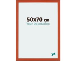 Your Decoration - Fotolijst 50x70 cm - MDF - Oranje - Mura