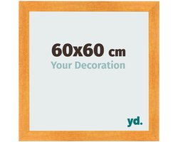 Your Decoration - Fotolijst 60x60 cm - MDF - Oranje - Pisa