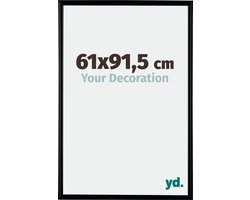 Your Decoration - Fotolijst 61x91,5 cm - Kunststof - Zwart Mat - Bordeaux