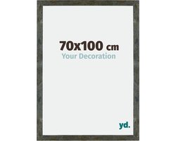Your Decoration - Fotolijst 70x100 cm - MDF - Blauw Goud Gemeleerd - Mura