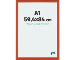 Your Decoration - Fotolijst A1 59,4x84 cm - MDF - Oranje - Mura